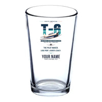 Thumbnail for North American T-6G Texan - Original + Name - Beer & Water Glass