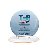 Thumbnail for North American T-6G Texan - Original + Name - Pin - Light Blue