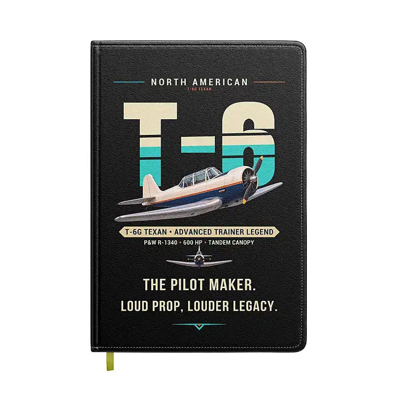 North American T-6G Texan - Original - Notebook - Black