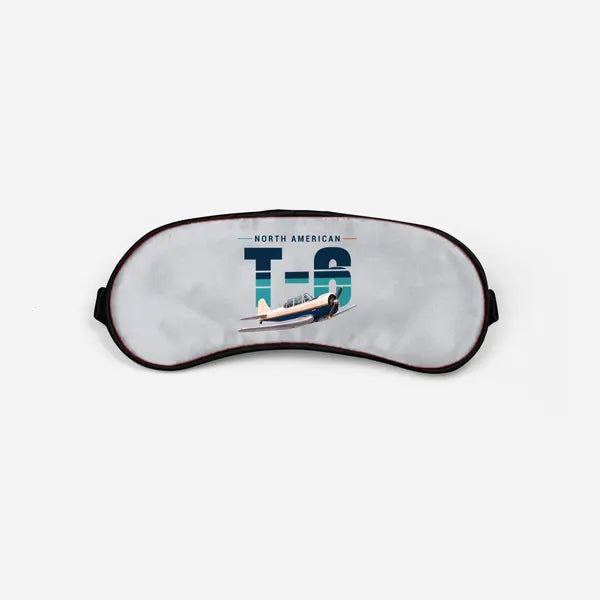 North American T-6G Texan - Original - Sleep Mask - Light Gray