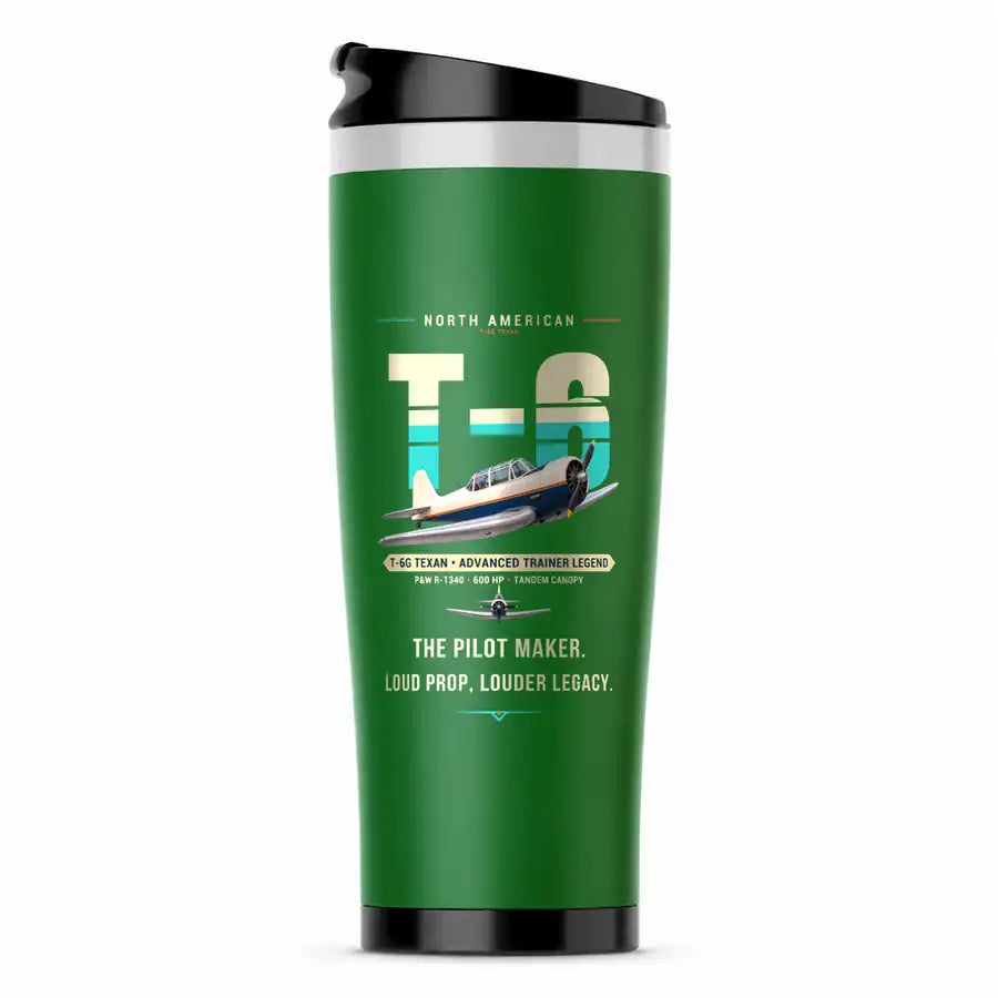 North American T-6G Texan - Original - Stainless Steel (No Holder) - Green