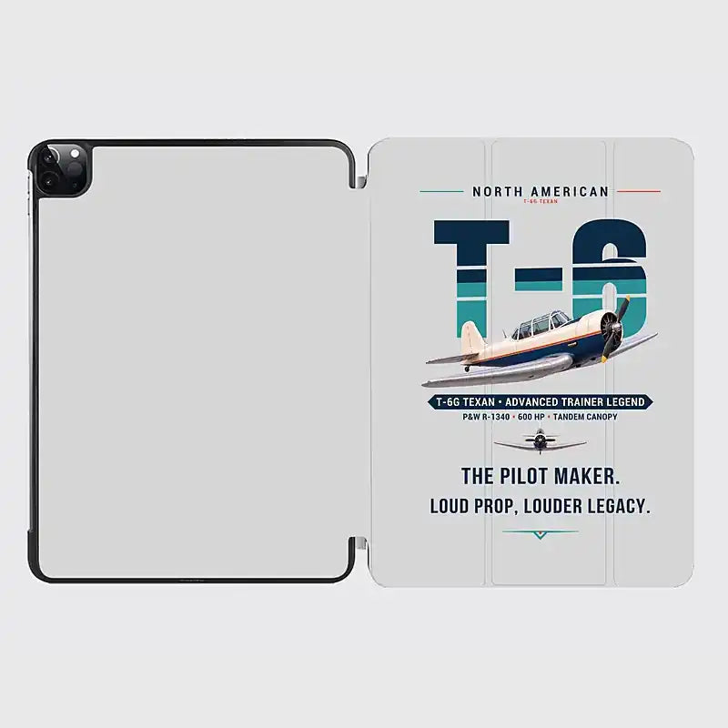 North American T-6G Texan - Original - iPad Case - Light Gray
