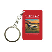 Thumbnail for North American T-6G Texan - Poster - Key Chain - Red