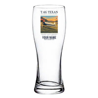 Thumbnail for North American T-6G Texan - Poster + Name - Pilsner Beer Glass