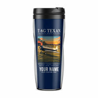 Thumbnail for North American T-6G Texan - Poster + Name - Plastic (No Holder) - Dark Blue