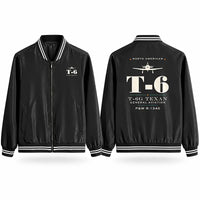 Thumbnail for North American T-6G Texan Stylish Jackets - Baseball Collar - Heritage - Black