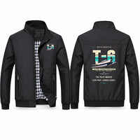 Thumbnail for North American T-6G Texan Stylish Jackets - Stand Collar - Original - Black