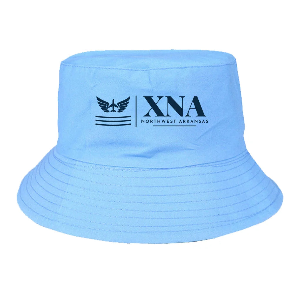 Northwest Arkansas National Airport (XNA) summer hat - light blue