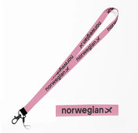 Thumbnail for Norwegian Airlines lanyard - pink
