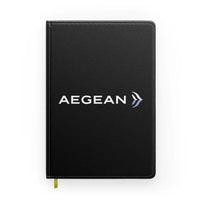 Thumbnail for Aegean Airlines design on black notebook