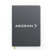 Thumbnail for Aegean Airlines design on gray notebook