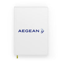 Thumbnail for Aegean Airlines design on white notebook