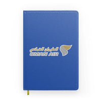 Thumbnail for Oman Airlines design on blue notebook