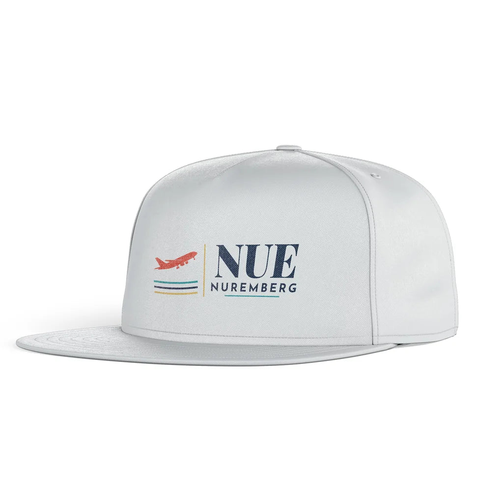 Nuremberg Airport (NUE) snapback - white