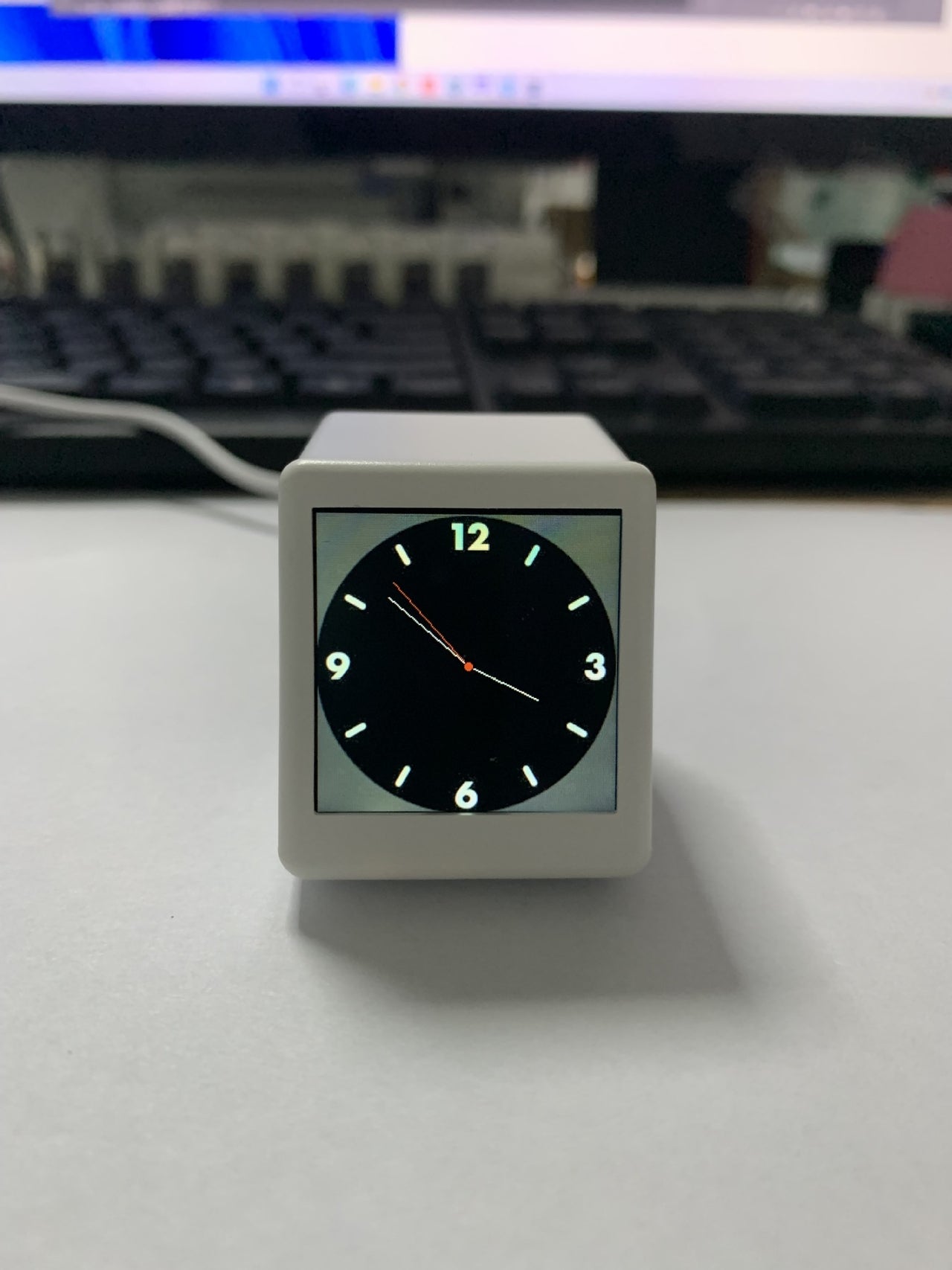 Small Portable Smart WiFi Weather Station Digital Alarm Clock