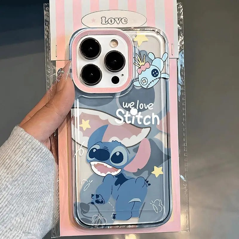 Stitch & Angel Protective iPhone Case