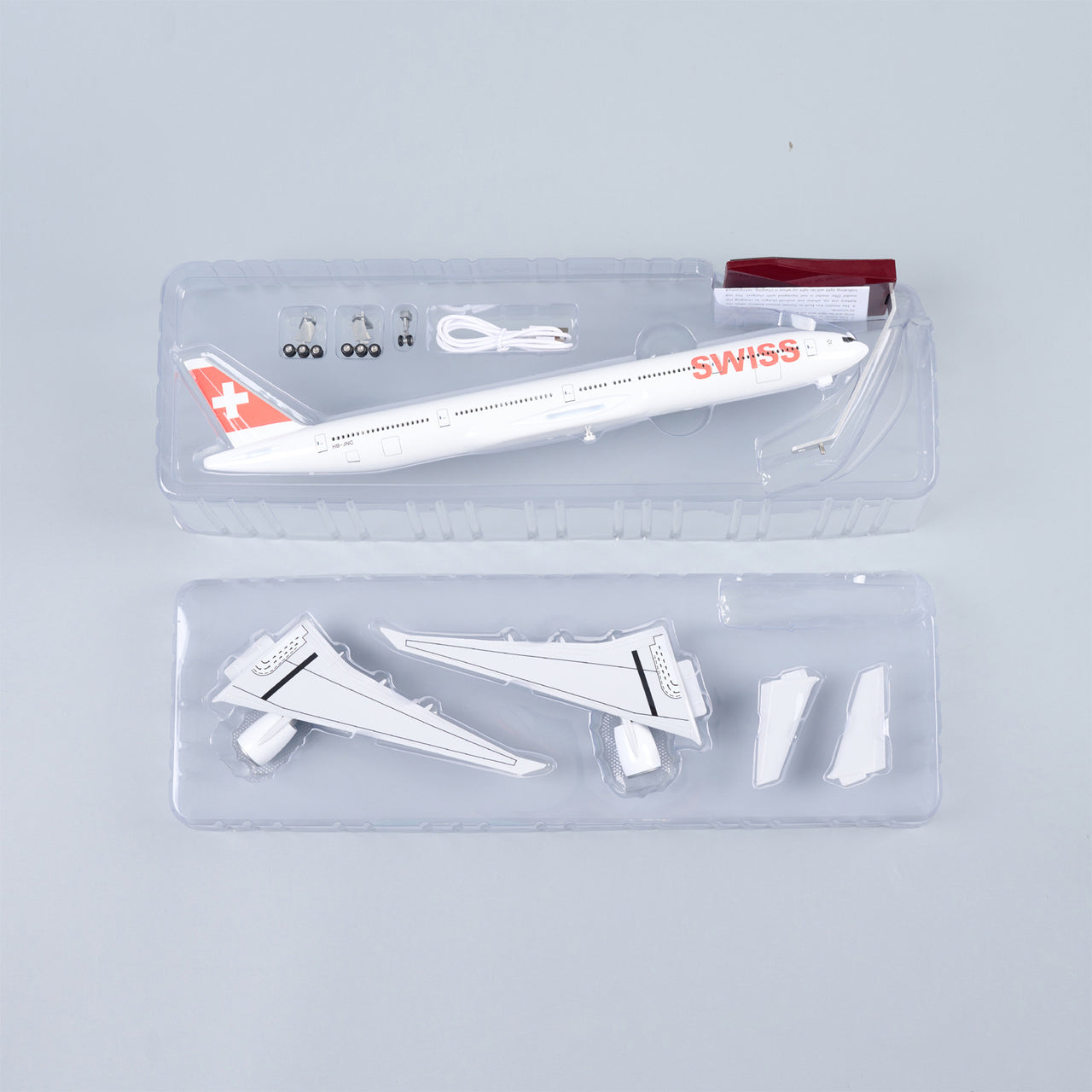 Swiss International Air Lines Boeing 777 Airplane Model (1/157 Scale 47cm)