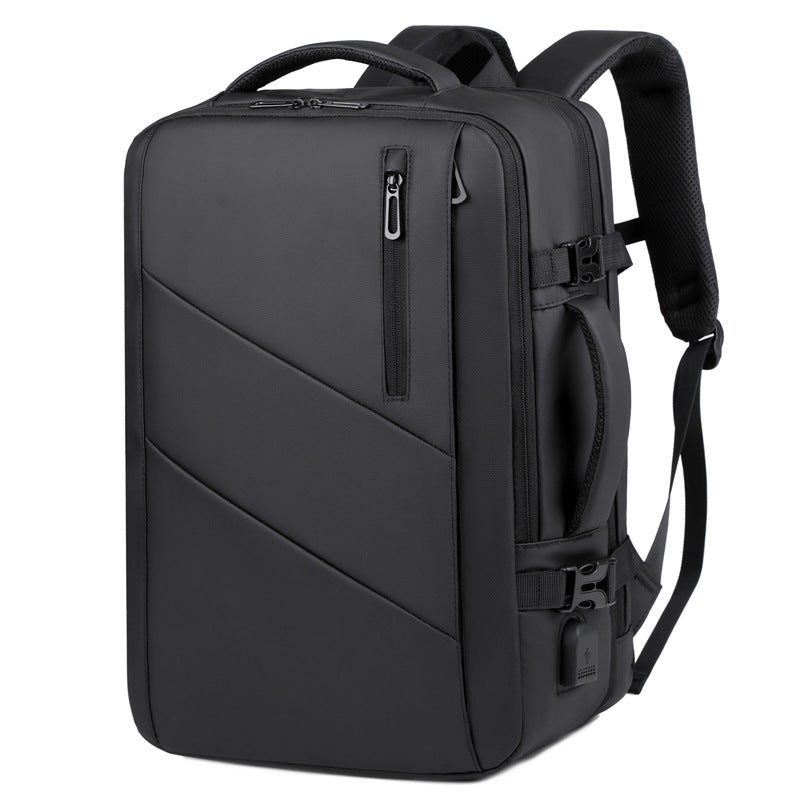 17 Inch Multi Pocket Expandable Laptop Backpack