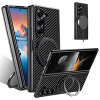 Thumbnail for Carbon Fiber Magnetic Ring Bracket Case for Samsung Galaxy Z Fold 7/6/5