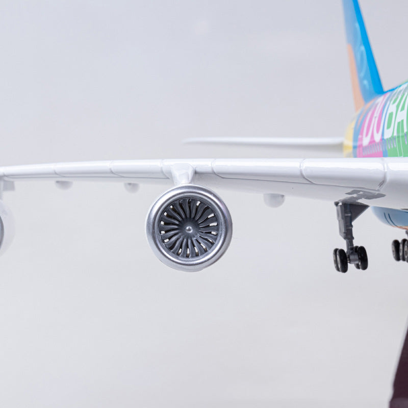 UAE EXPO Air Airbus A380-800 Airplane Model (1/160 Scale)