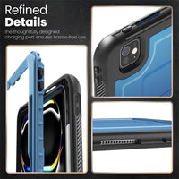 Thumbnail for PC Shoulder Strap Shockproof Stand Tablet Cover (Silicon) for iPad Air