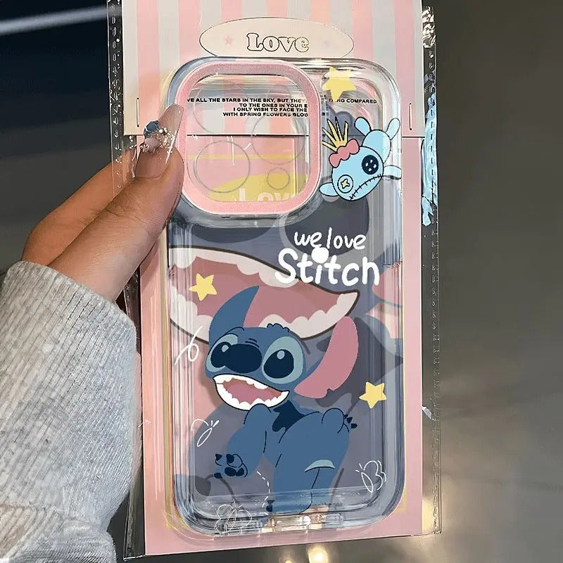 Stitch & Angel Protective iPhone Case