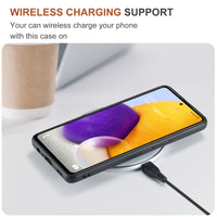 Thumbnail for 2 In 1 Magnetic Leather Case For Samsung A72/A52 Wallet Card Holder Pocket Cove