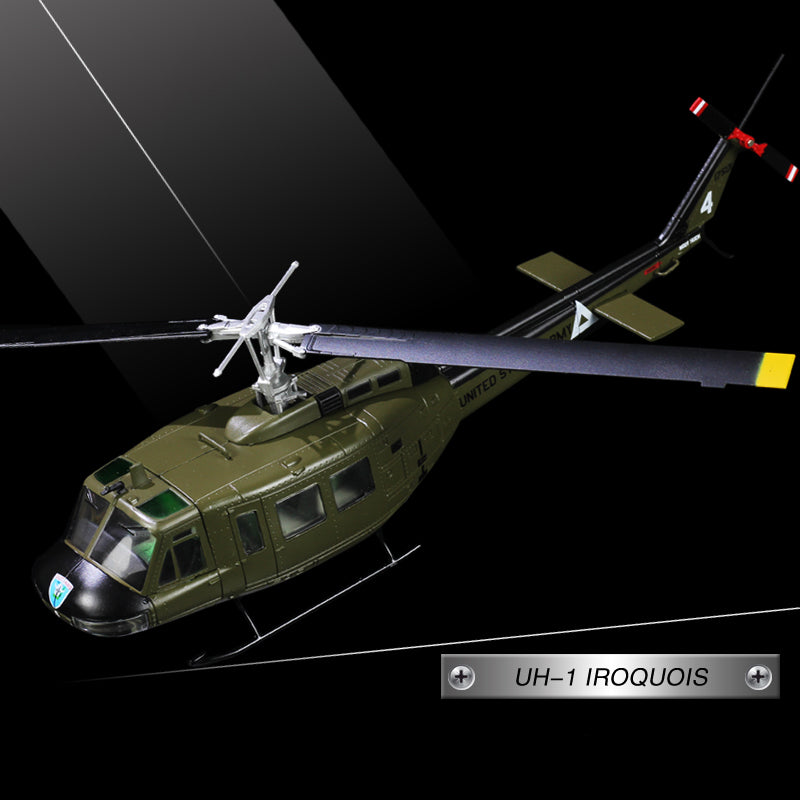 1/48 US Army Bell UH-1H Huey Utility Helicopter Iroquois Finished Alloy Military Aircraft Model