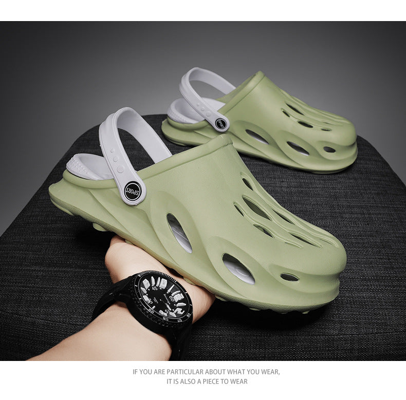 Off Slip Lightweight Driving Beach Semi Sandals