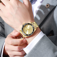 Thumbnail for Business Men's Quartz Watch Steel Belt Calendar Multifunctional Male Wristwatch