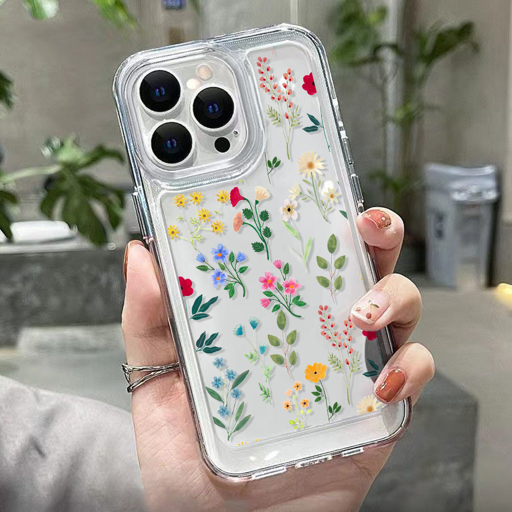 Simple Flowers Protective iPhone Case