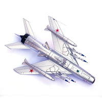 Thumbnail for 1/72 Scale Diecast MiG-19PM Alloy Aircraft Model