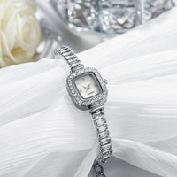 Thumbnail for Fashion Rhinestone Women Watch Square Dial Ladies Quartz Watches Bracelet Band Wristwatches