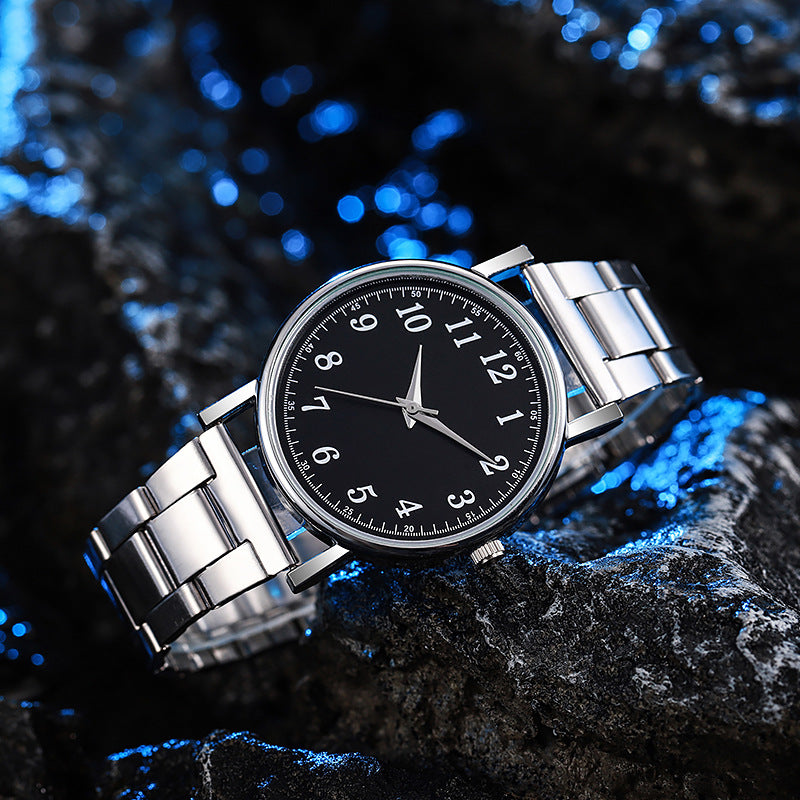 Men Luxury Watches Quartz Watch Stainless Steel Strap Casual Bracele Watch