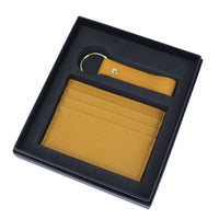 Thumbnail for Genuine Leather Cardholder Key Ring Gift Box Set