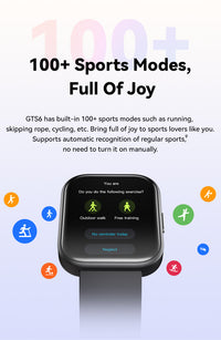 Thumbnail for Runmefit GTS6 smart watch blood pressure measuring