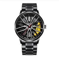 Thumbnail for Fashion Men Sports Watches 3d Car Wheel Stainless Steel Band Wrist Watch Men's Quartz Watch