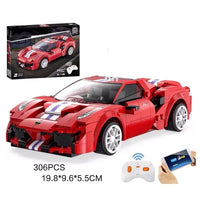 Thumbnail for 306Pcs Track Sports Car For RC Building Blocks Car Model