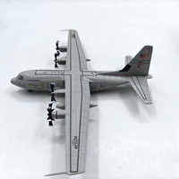 Thumbnail for US Air Force C-130J Super Hercules Transport Aircraft Airplane Model Scale 1:200