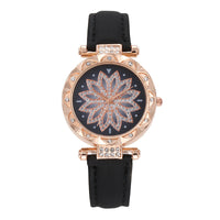 Thumbnail for Casual Fashion Quartz Women Watch Flower Shape Stainless Steel Alloy  Case Ladies Handwatch
