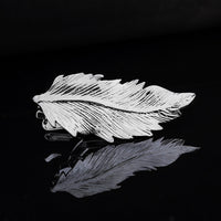 Thumbnail for Copper Silver Feather Shaped Tie Clip