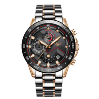 Thumbnail for Quartz Fashion Stainless Steel Top Brand Luxury Sport Mens Watches