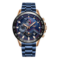Thumbnail for Quartz Fashion Stainless Steel Top Brand Luxury Sport Mens Watches