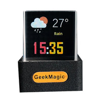Thumbnail for GeekMagic GIFTV Crystal Cube Smart Weather Station Digital Clock
