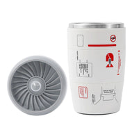 Thumbnail for Aircraft Jet Engine Double Layer Food Grade Stainless Steel Travel Mugs 350ml