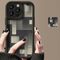Thumbnail for Zebra Stripe Check Protective iPhone Case - view 12