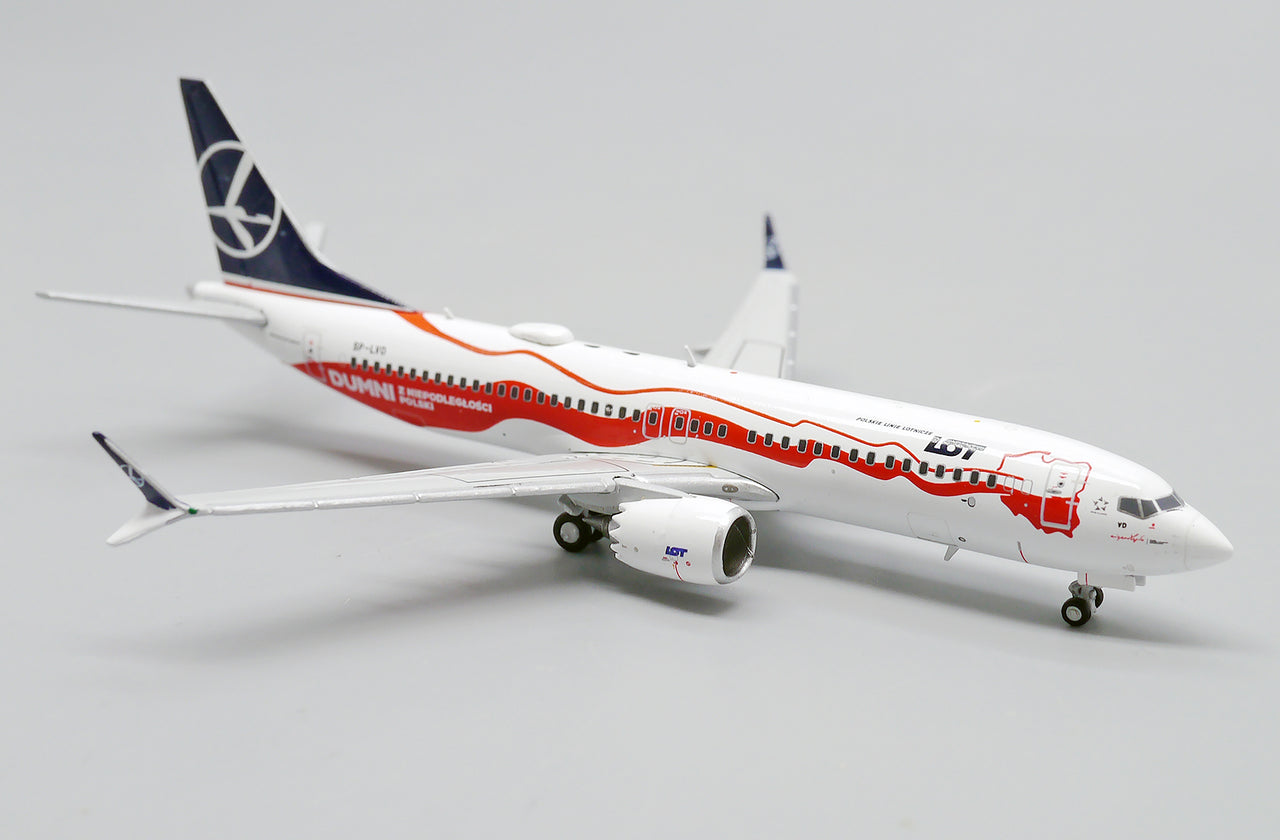 LOT Airlines "StarAlliance" Boeing 737 B737-8MAX LH4200 Airplane Model (1/400 Scale)