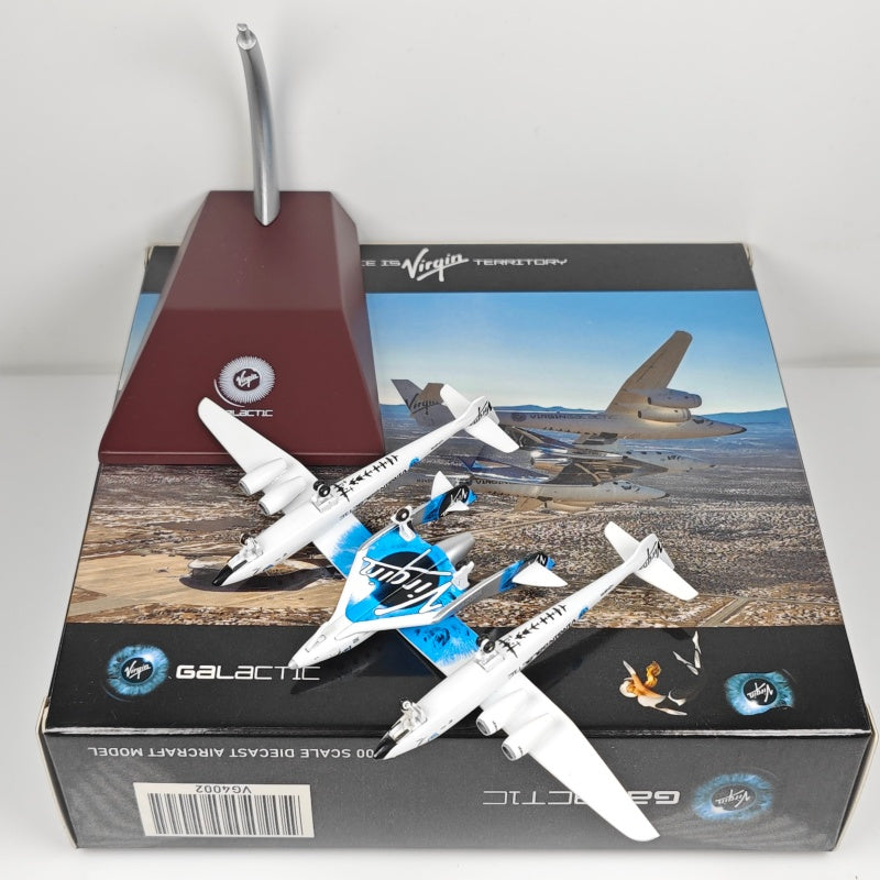Galactic N348MS New paint Virgin Space Ship Craft Aircraft Airplane Model (1:400 Scale)
