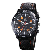 Thumbnail for Kegllect Men Quartz Watch Silicone Strap Business Fashion Watches