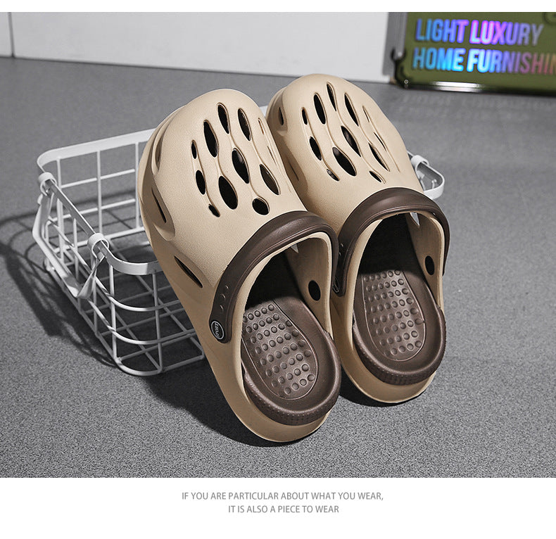 Off Slip Lightweight Driving Beach Semi Sandals